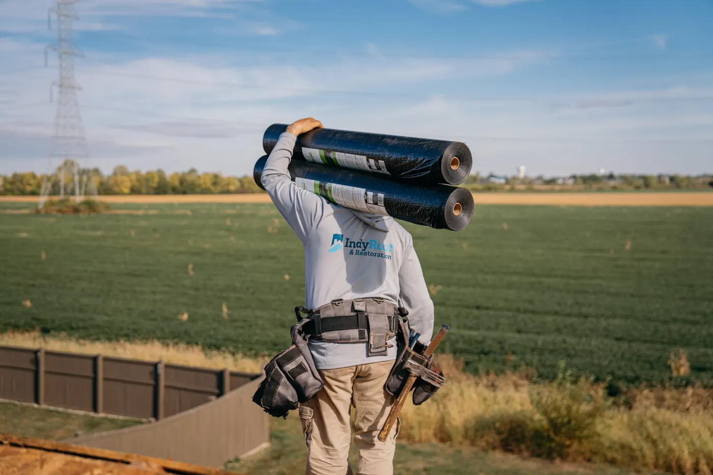Commercial roof inspection documented in Cloverdale