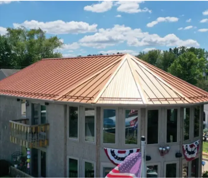 Metal roofing by Cloverdale Metal Roofing near Bloomington, IN
